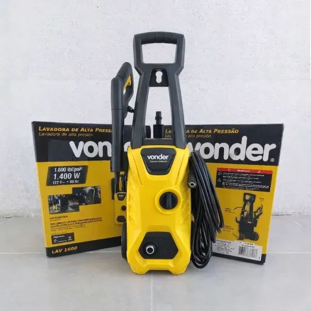 Lavadora Alta Pressão Vonder 1400W - Limpeza Profunda com Economia de Água