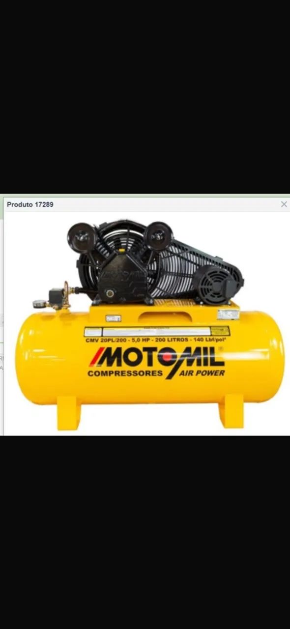 COMPRESSOR MOTOMIL 200L ZERO - Foto 3
