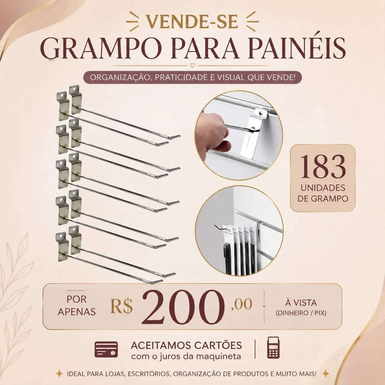 Canaletado e grampos - Foto 2