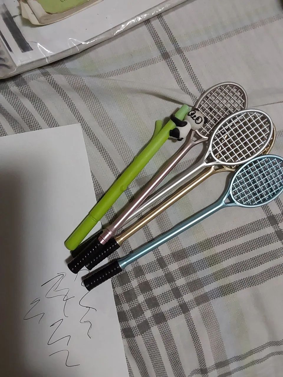 Kit caneta panda e raquete  - Foto 3