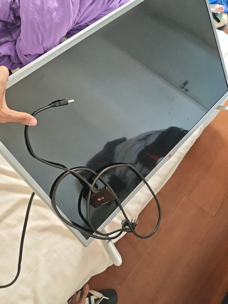 TV LG 32LB570B 32 polegadas + Conversor Smart | HDMI - Foto 3