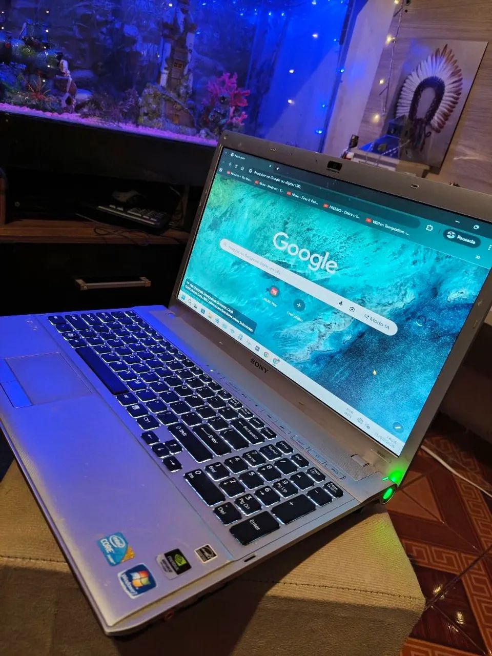 Notebook Sony Caio 1Tb 8GB Ram 490 - Notebooks - Vila Portuguesa
