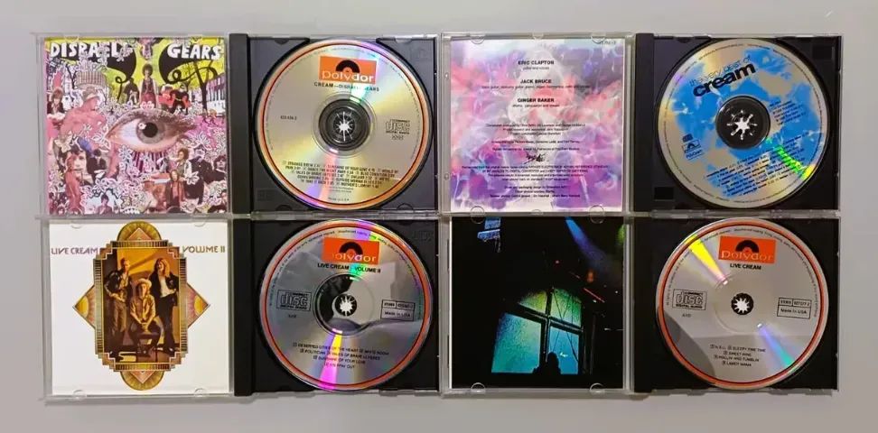 Lote Especial 4 Cd Cream (eric Clapton) - Importados - Foto 2