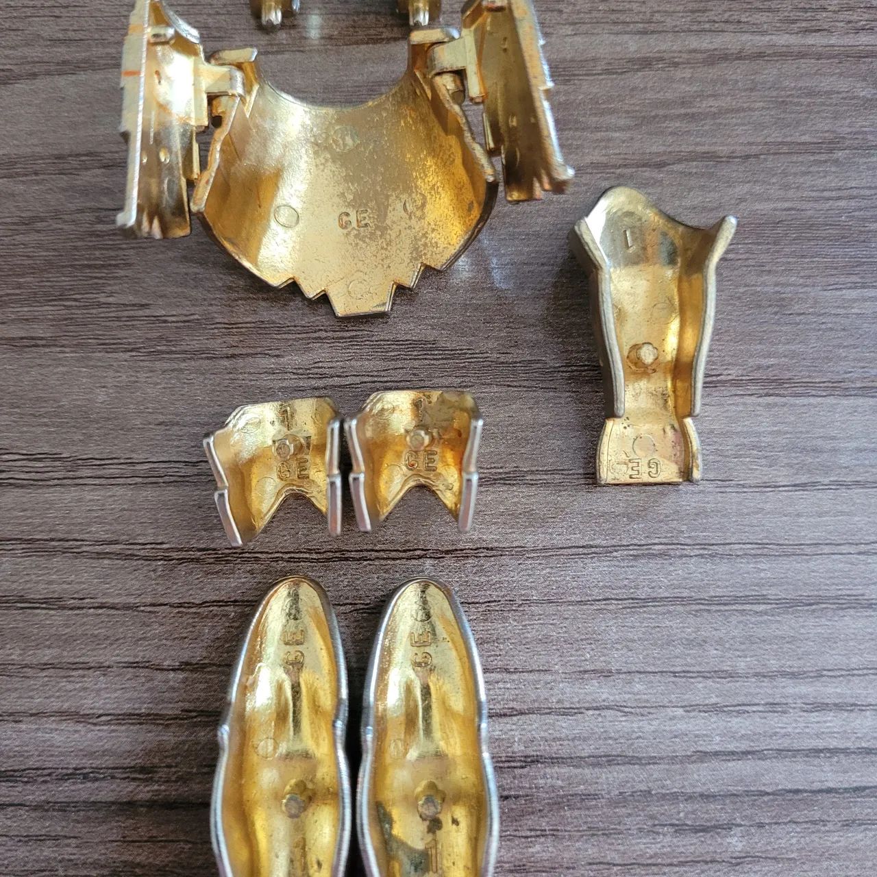 7 Peças Saint Cloth Saga de Gêmeos da Bandai Saint Seiya