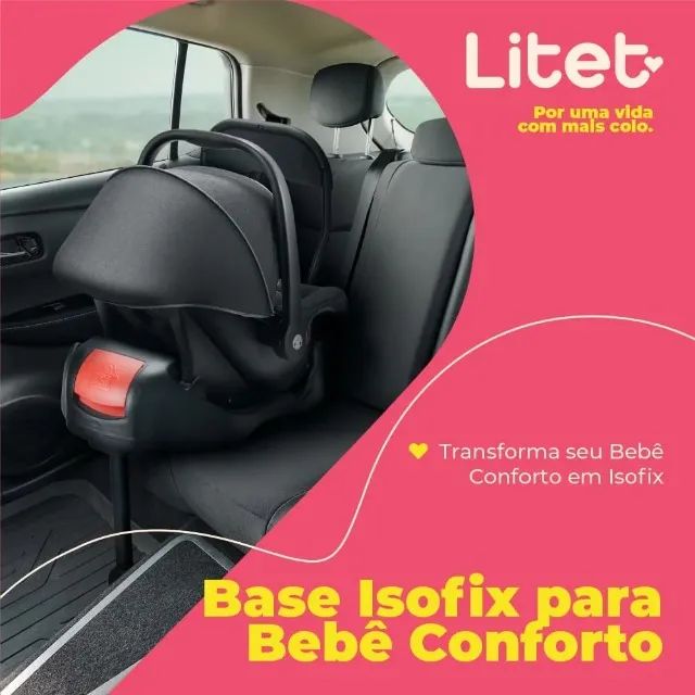 Base Isofix Para Bebês Conforto Litet - BB295 BB295 - Foto 2