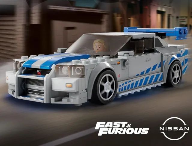 LEGO Speed Champions Nissan Skyline GT-R (R34) de 2 Fast 2 Furious