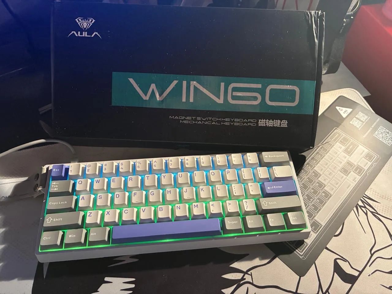 Teclado Magnético AULA Win60HE MAX - Foto 4