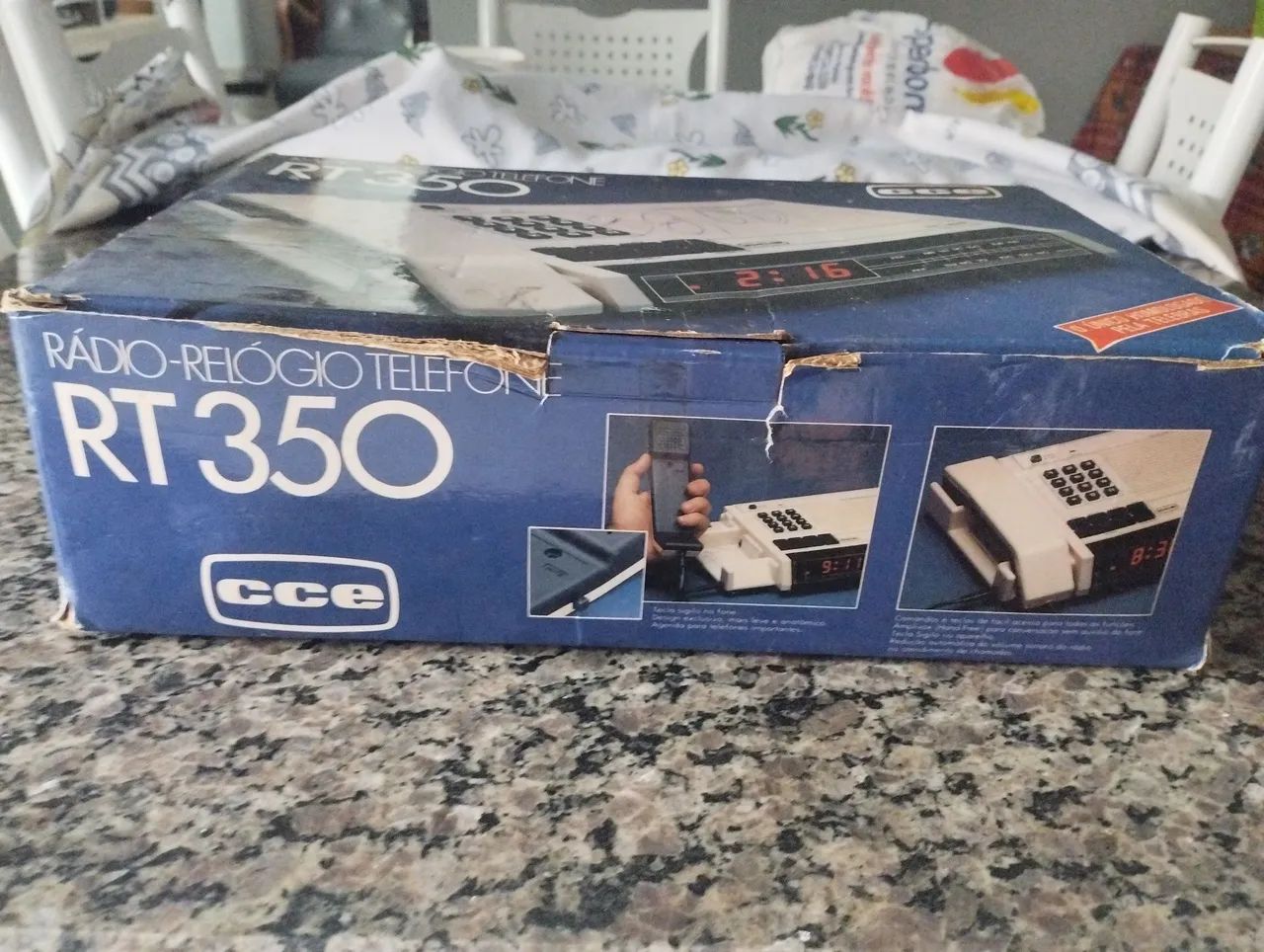 RÁDIO RELÓGIO TELEFONE VINTAGE - Foto 2