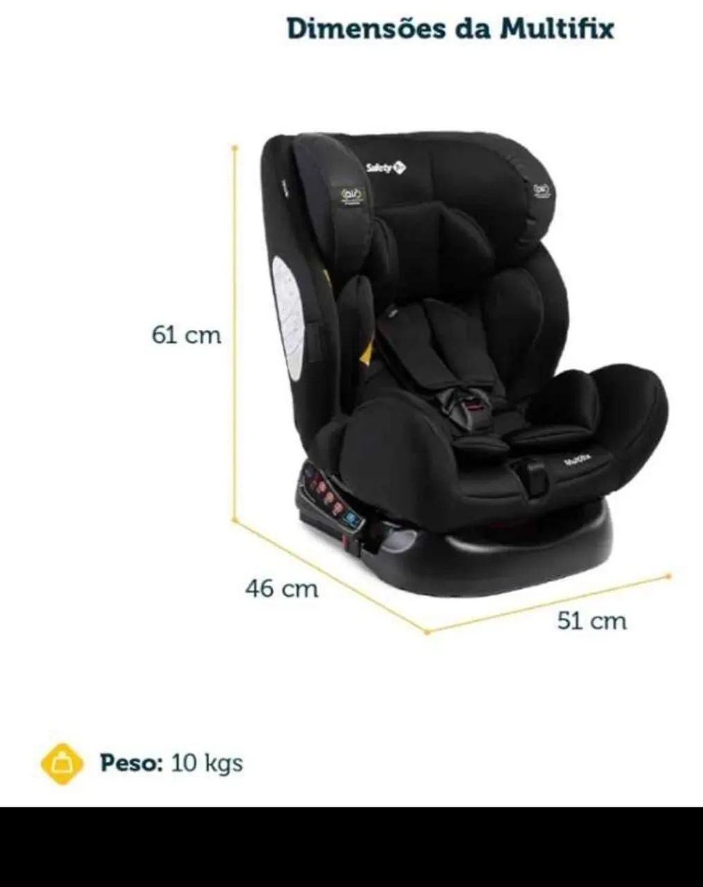 Safety 1st, Cadeirinha Multifix, 0 a 36k