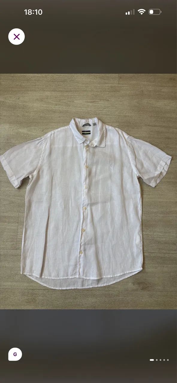 Camisa reserva 100% linho