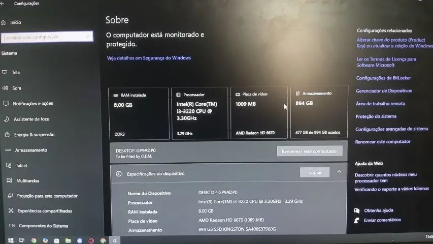 PC GAMER + TELA AOC + HEADSET - Foto 5