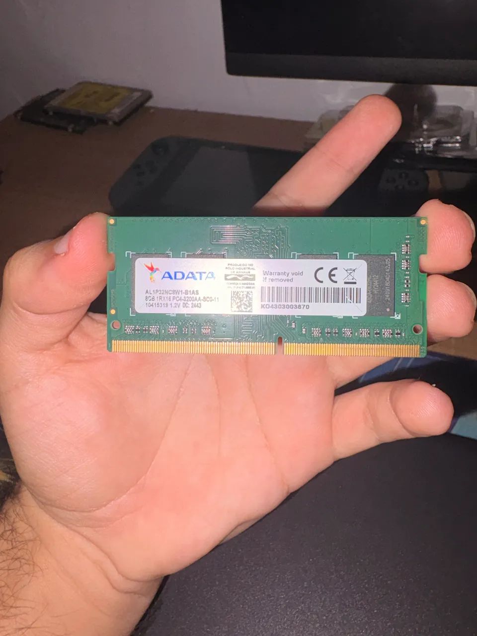 Memoria Ram 8GB DDR4 Notebook ADATA