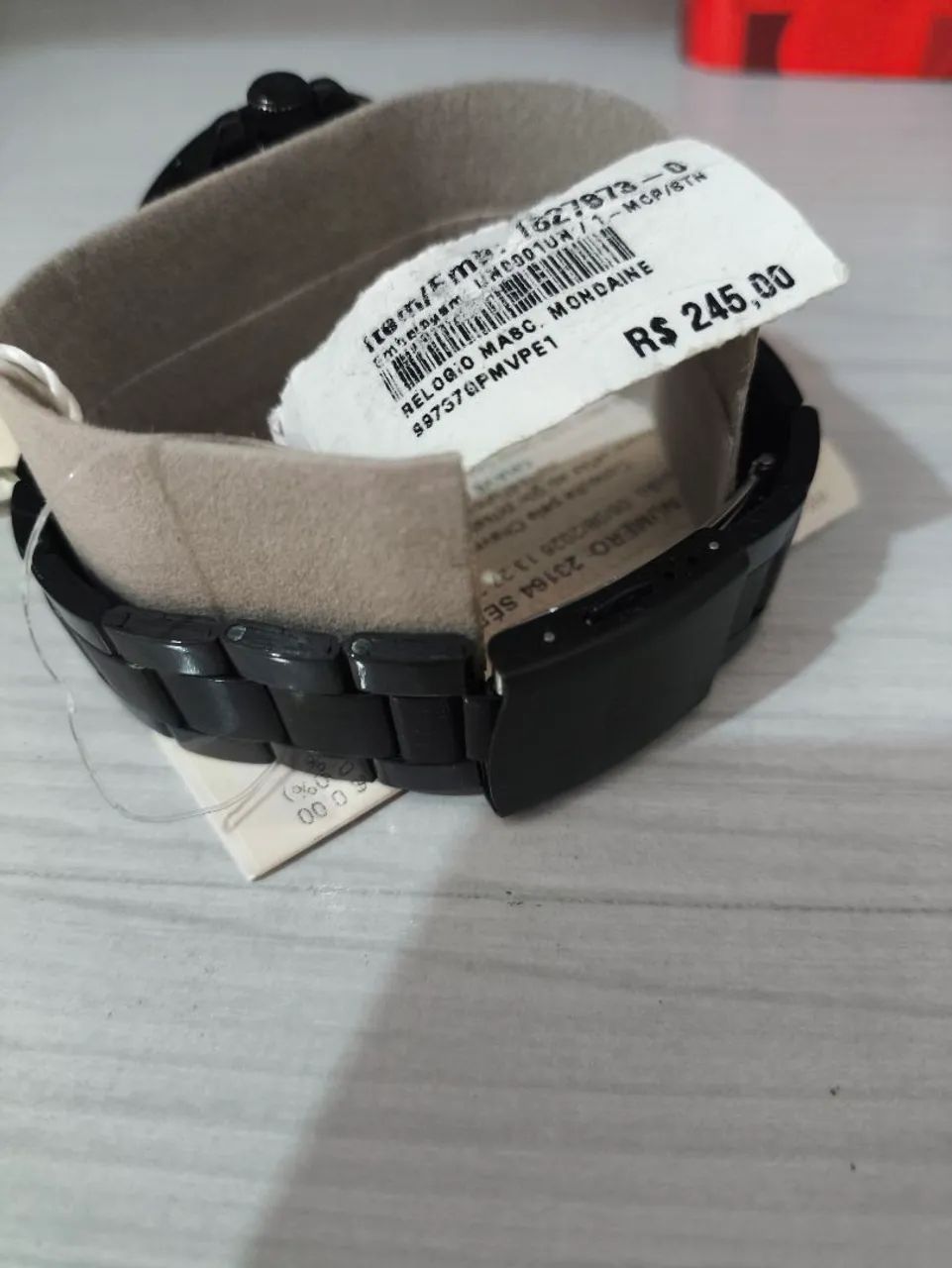 Relógio Mondaine ALL BLACK Aço Original  - Foto 2