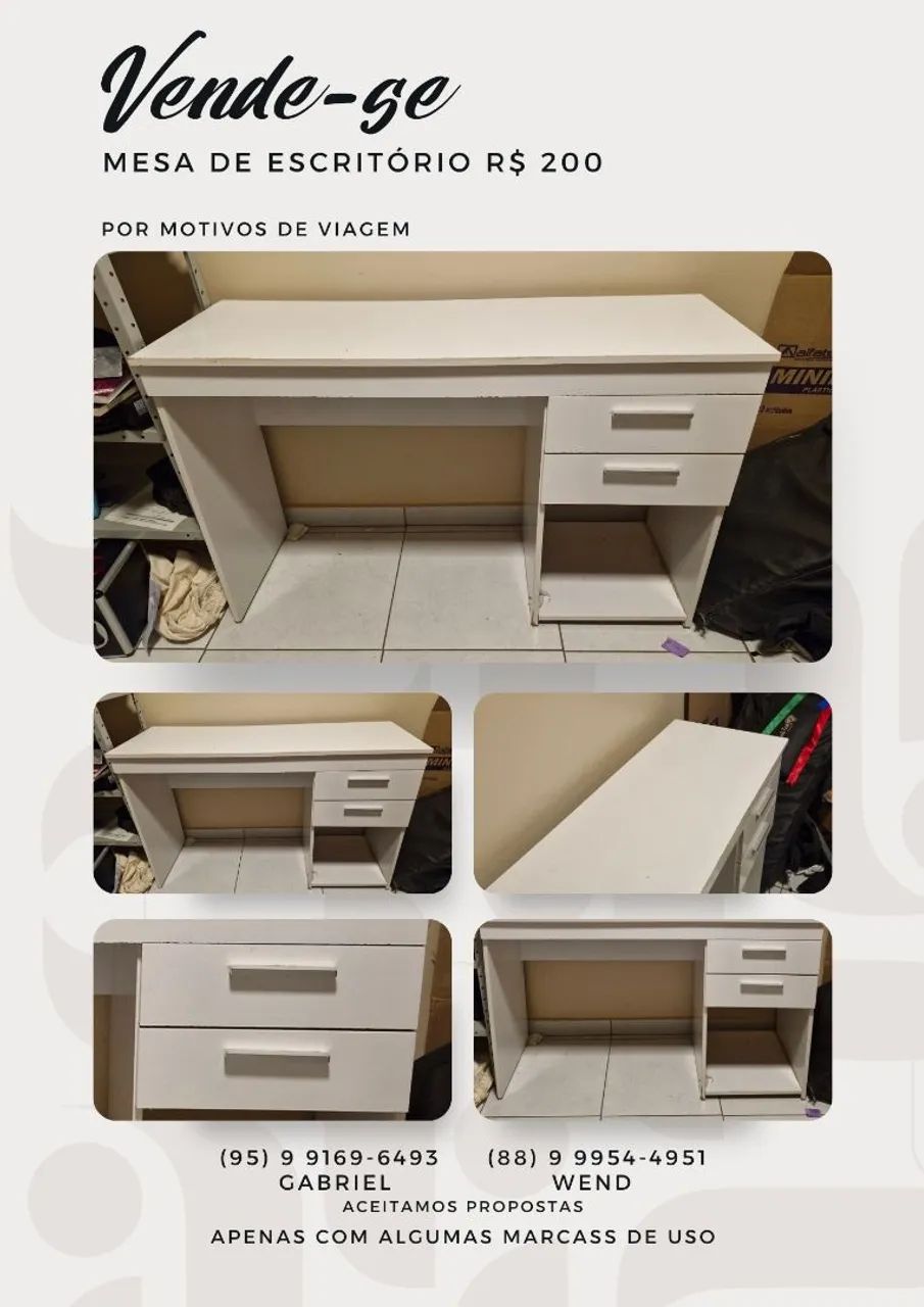 Escrivaninha PRA PEGAR HOJE