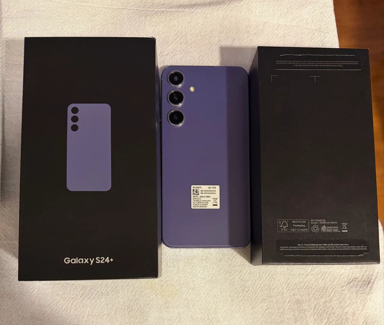 Samsung Galaxy S24+ violeta