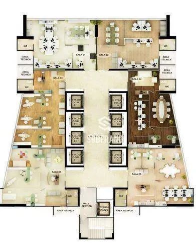 Lâmina Corporativa para Aluguel - Torre A - Foto 5