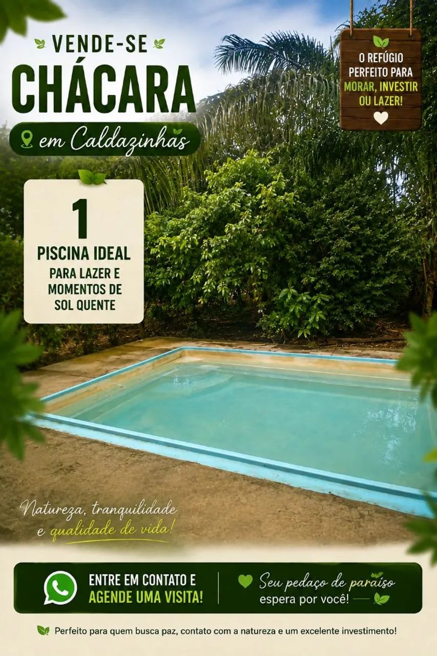 VENDE-SE CHÁCARA EM CALDAZINHA - GO - Foto 3