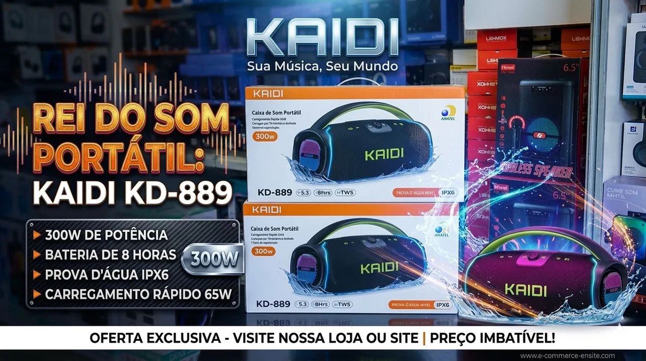 Caixa de som Kaid 