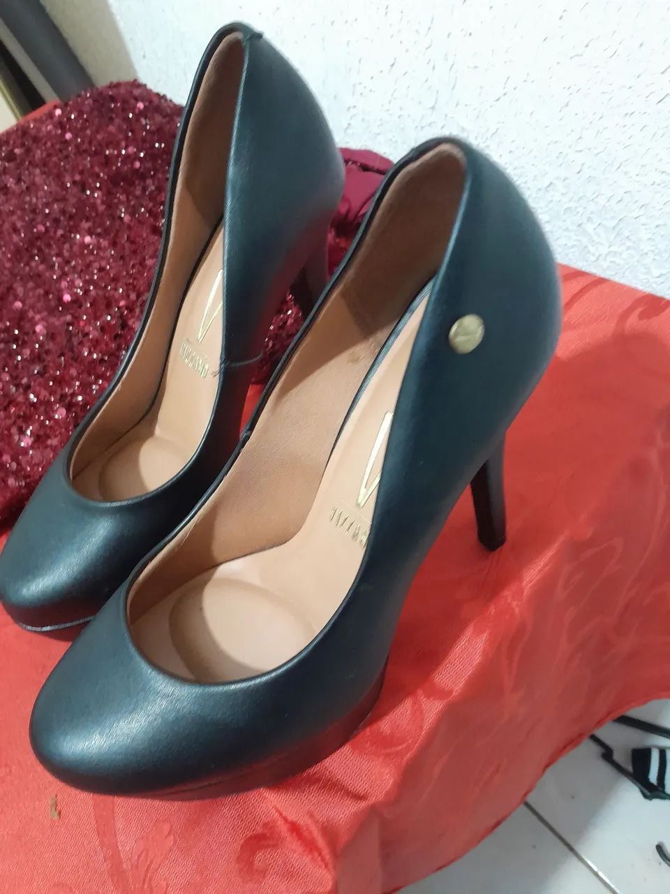 Sapato Salto Preto 39 - Foto 2