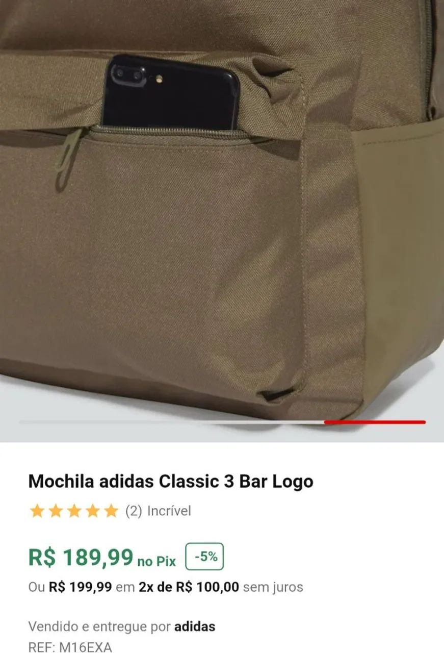Mochila Adidas Classic  - Foto 3