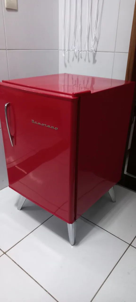 Frigobar Retro Brastemp 76L Vermelho - Foto 2