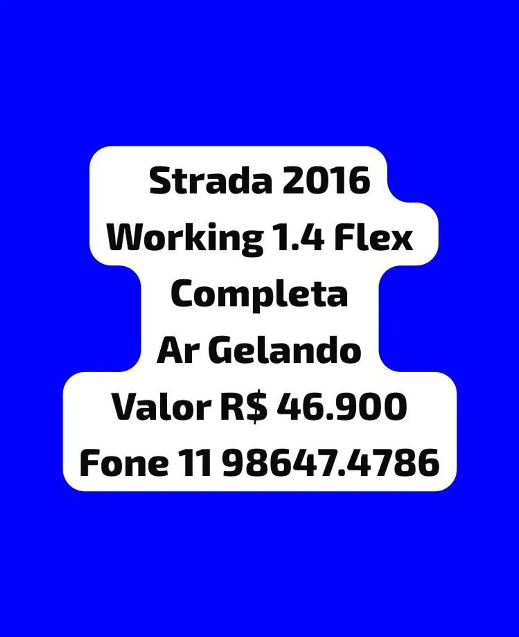 Fiat Strada Working 1.4 MPI Fire Flex 8V CS 2016 - Foto 3
