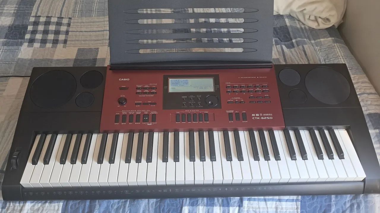 Teclado Casio + suporte + banco - Foto 2