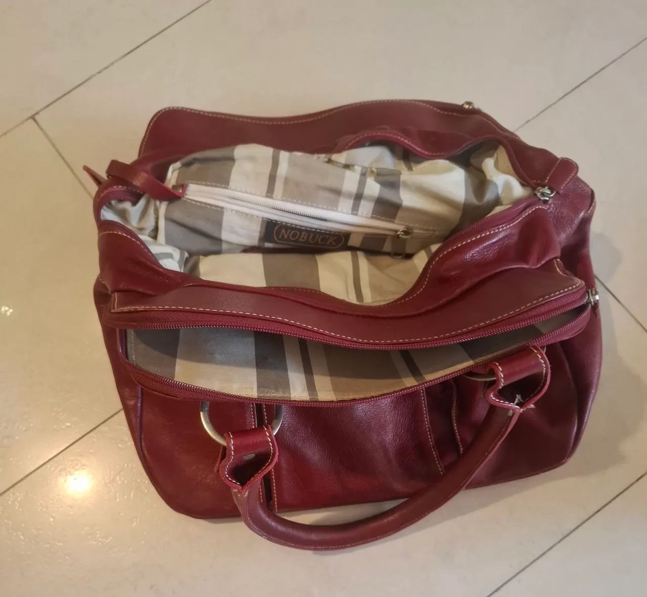 Bolsa de mão Nobuck - Foto 2