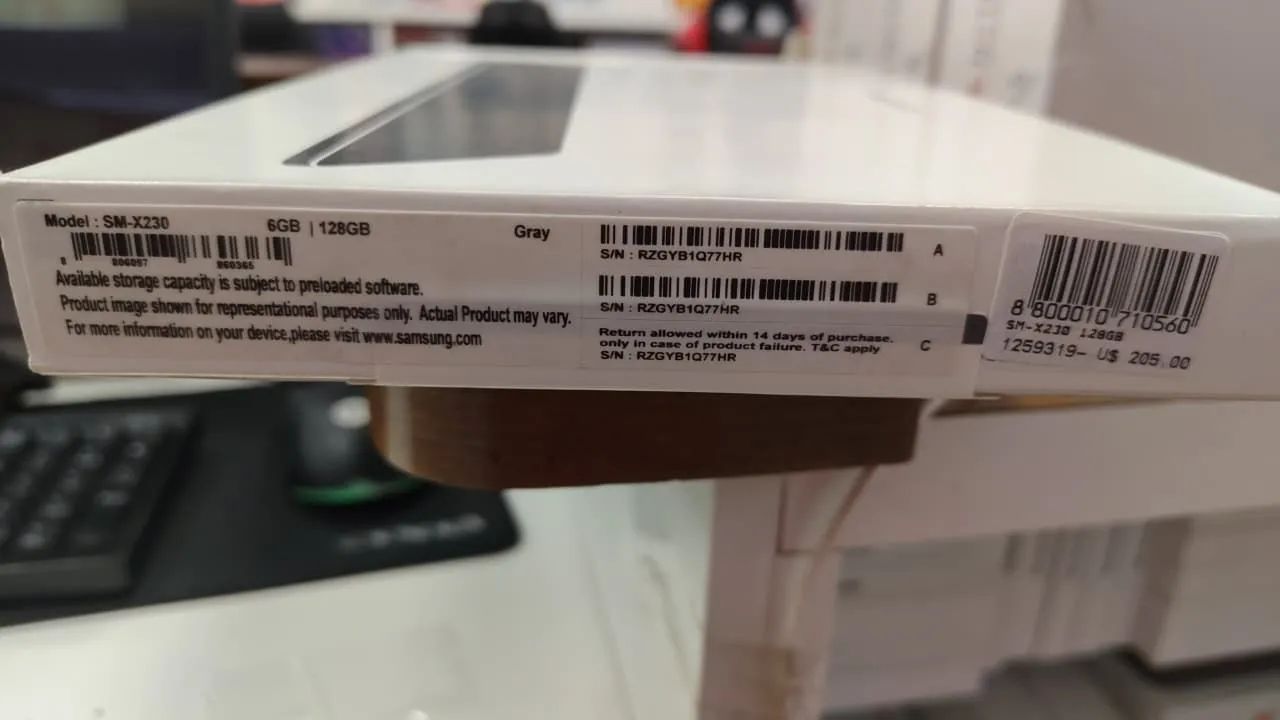 Tablet Samsung A11+ lacrado temos preto e prata 128 gb  - Foto 2