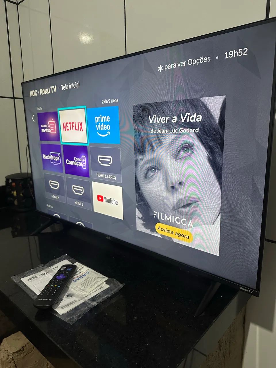 Smart 43 três meses NF novinha  - Foto 5