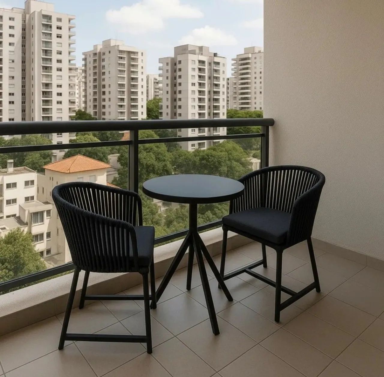 Conjunto de cadeiras pra varanda e área externa 