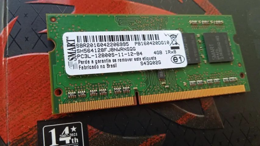 Memória Ram Smart 4gb DDR3L (Notebook)