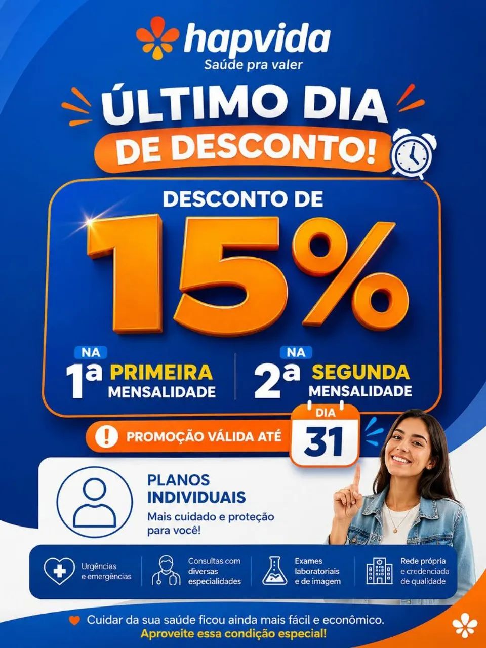 Último dia de promoção 