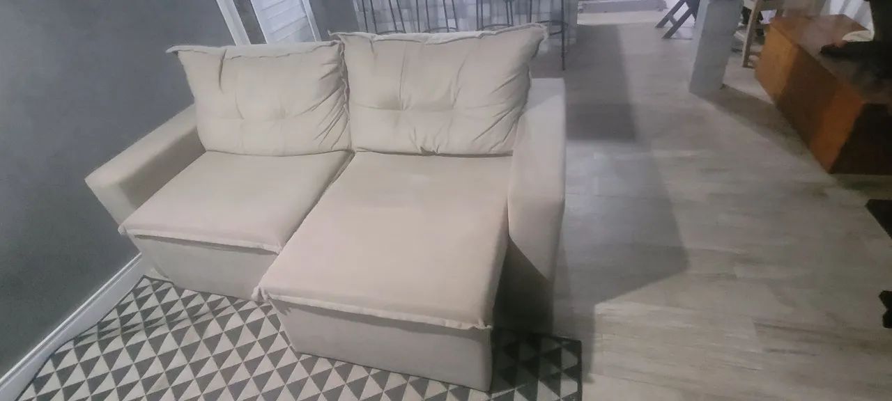 Sofá 2 lugares retrátil 