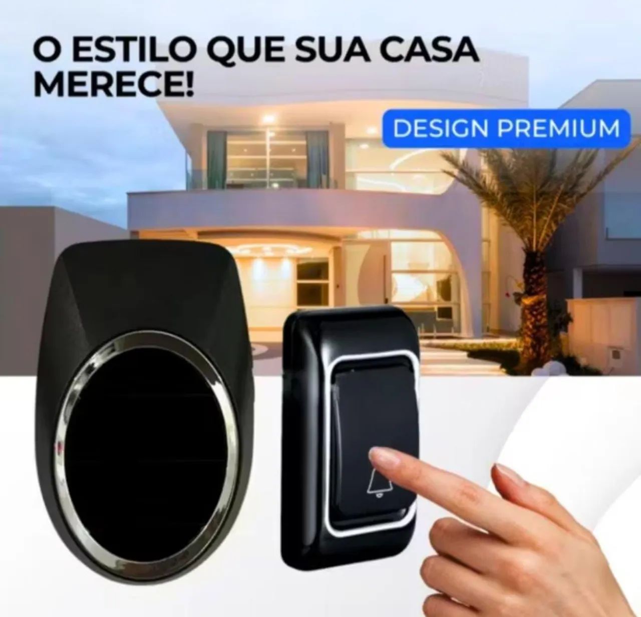 Campainha Sem Fio 36 Toques 50m Distância - Novo  - Foto 6