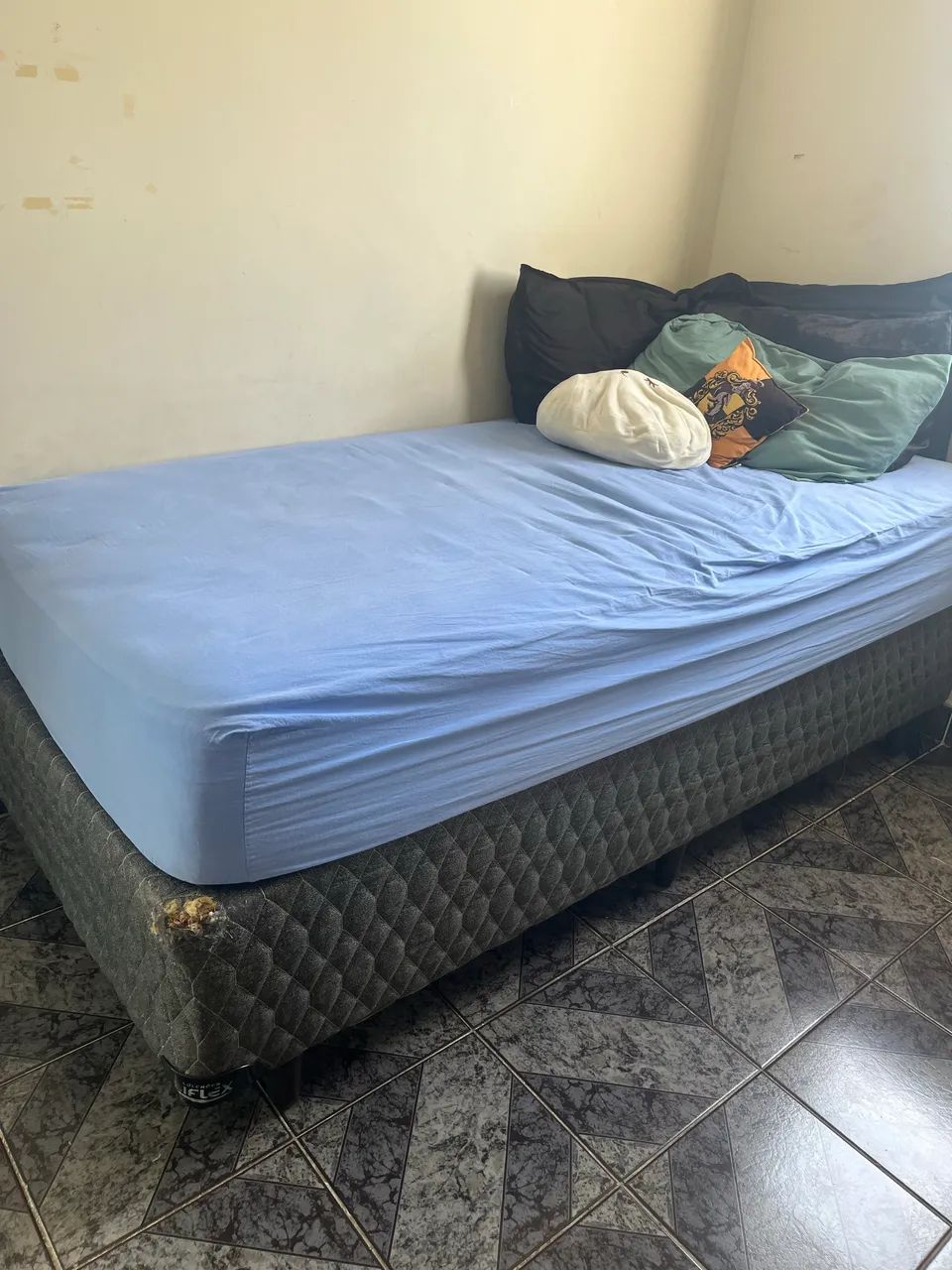 cama box solteiro com colchão  - Foto 2