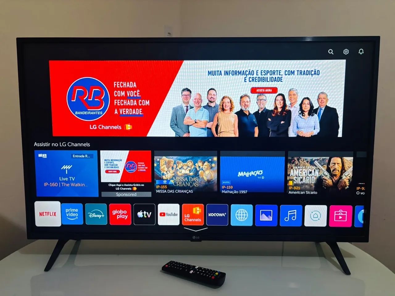 Smart tv LG 43 polegadas impecável 