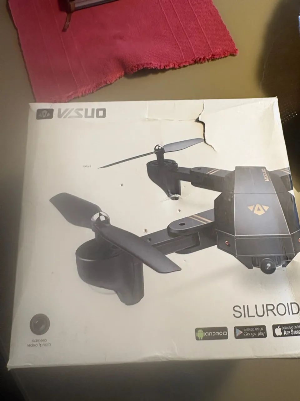 Drone VISUO Siluroid com Controle e Caixa - Para Conserto - Foto 3