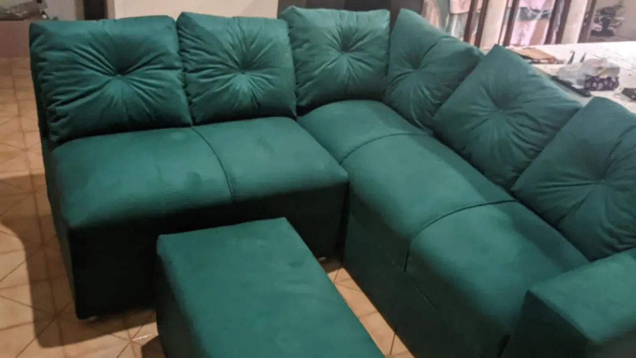 Sofá de canto Maravilhoso!! Valor promocional! Disponível em estoque!!!!!
