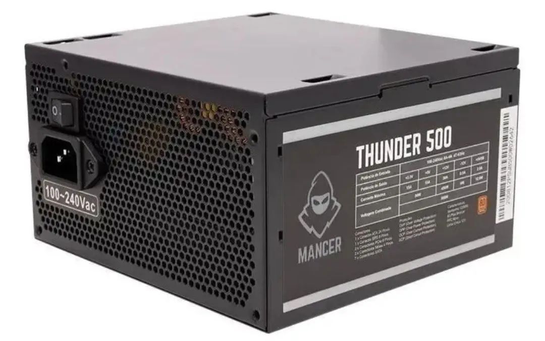 Fonte mancer Thunder 500w bronze 80 plus - Foto 2