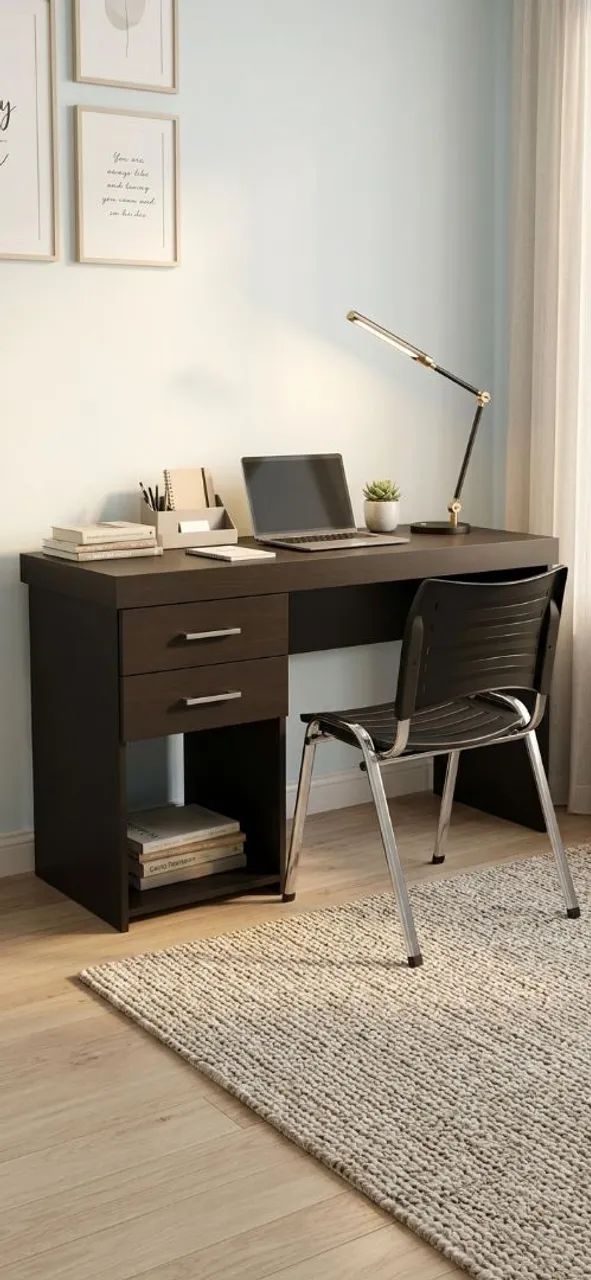 Mesa e cadeira para seu canto de estudo 