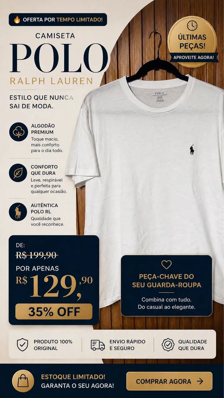 Camisa ralph lauren