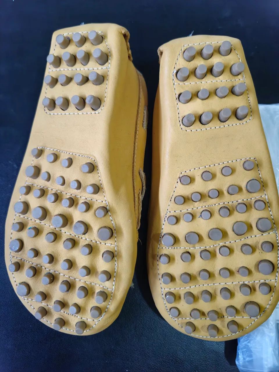 R$ 25 | Mocassim | Sapato | Alaranjado | Tamanho 22 | Menina | Couro Legítimo | Novo - Foto 3