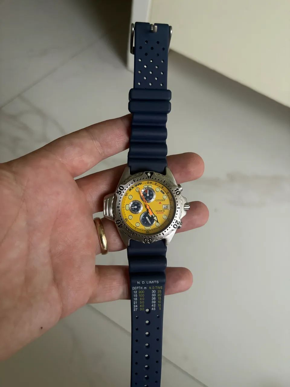 Relógio Citizen 3740 CANARINHO RARO de Coleção  - Foto 4