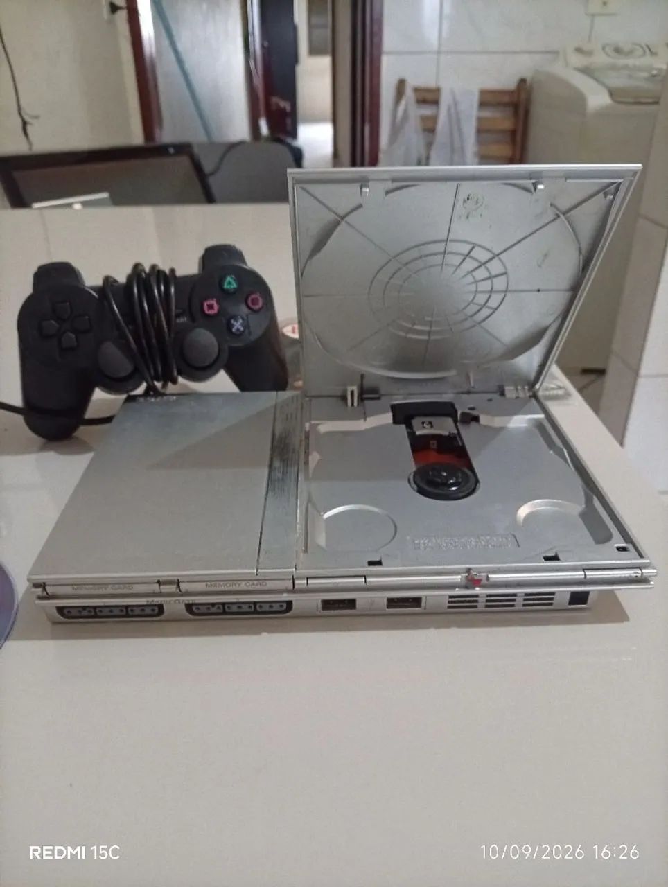 Playstation 2 slim cinza raro - Foto 3