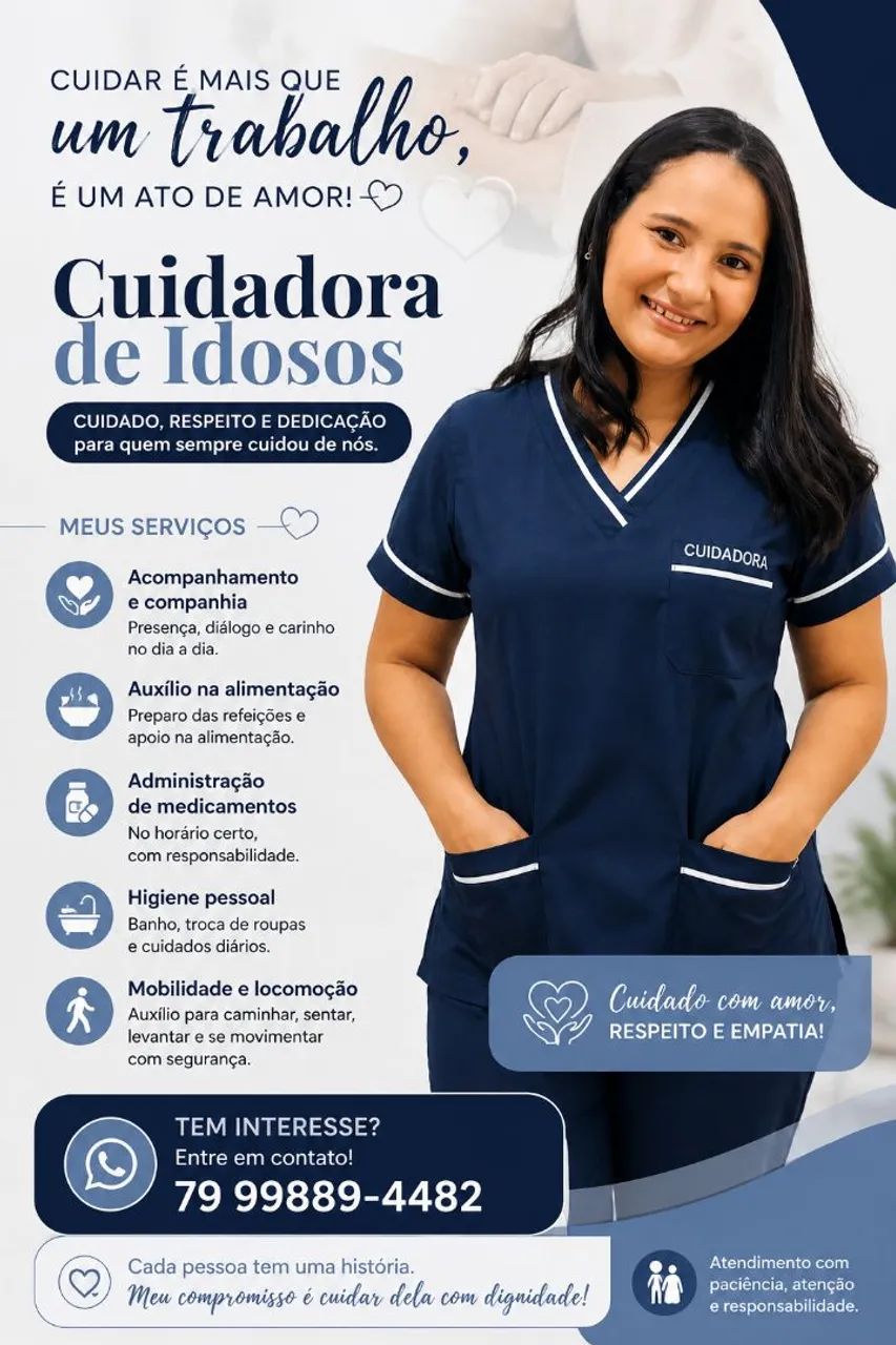 Cuidadora de idoso 