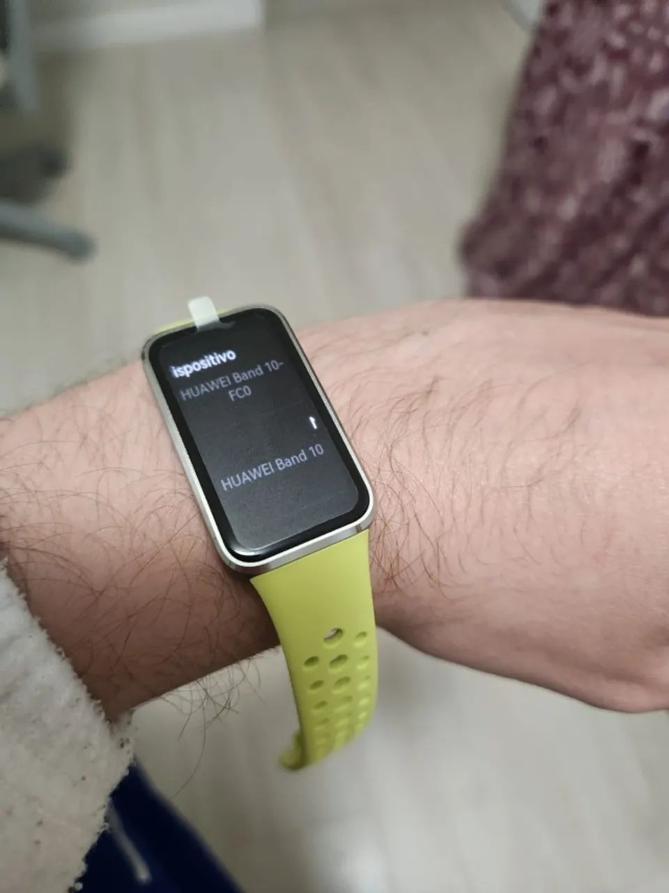 (Novo) SmartWatch Huawei band 10 verde - Foto 3