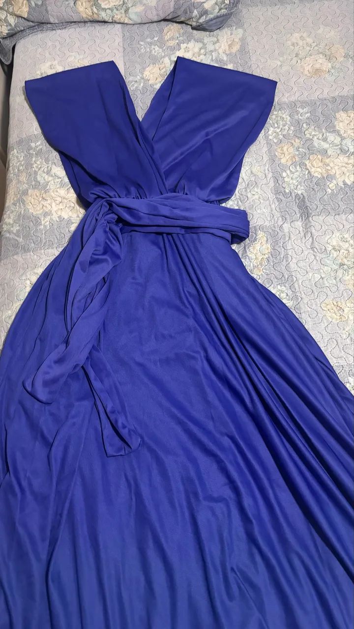 Vestido de festa Azul Royal