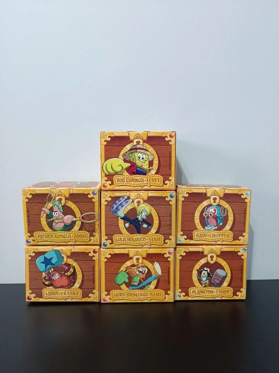 Lote de 7 Miniaturas MC Donalds One Piece 