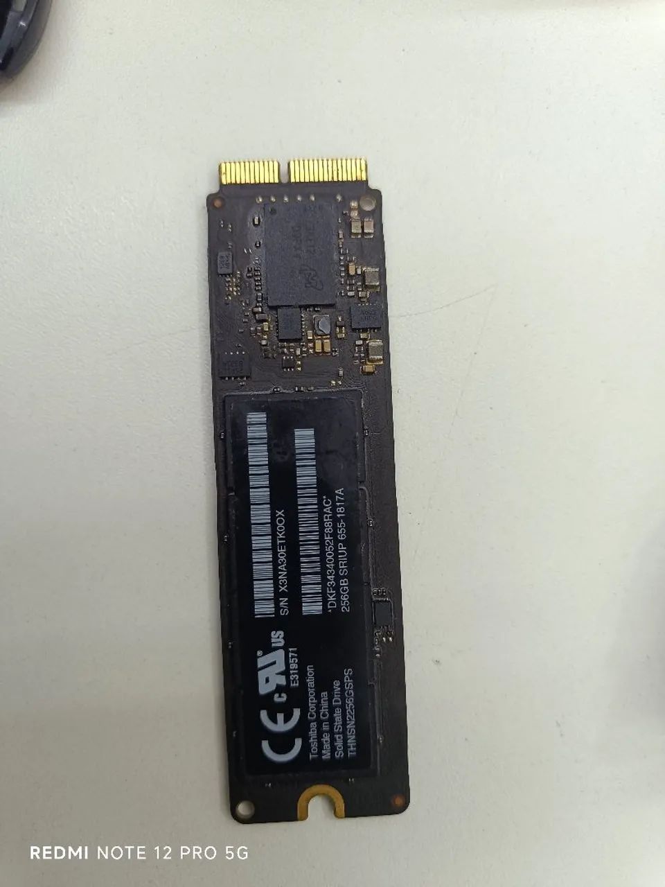 Ssd 256 GB Toshiba P/Mac 